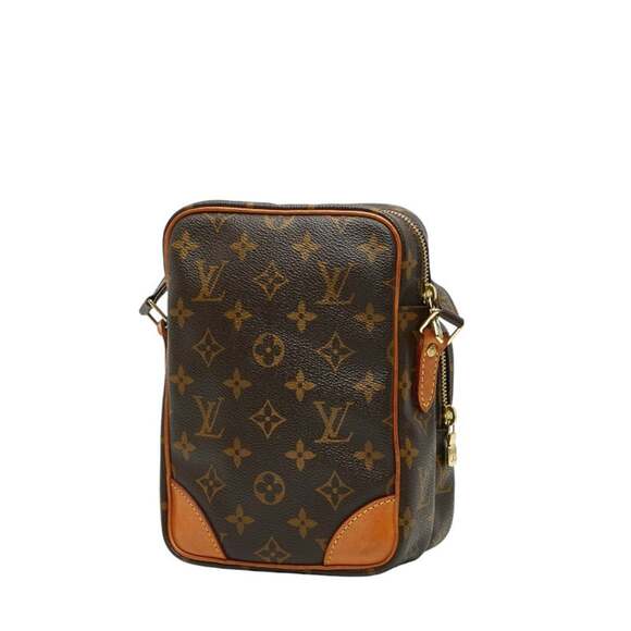 LOUIS VUITTON Authentic Brown Monogram Leather Shoulder Bag - Picture 2 of 11